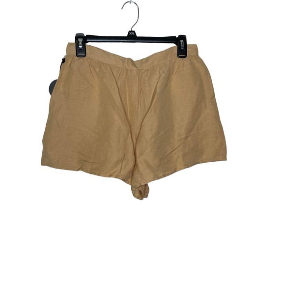 Amuse Society Women's Shorts Relaxed Fit Hi-Waist Woven Beige Medium NWT - Picture 8 of 8